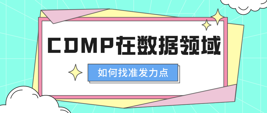 CDMP在数据领域如何找准发力点？