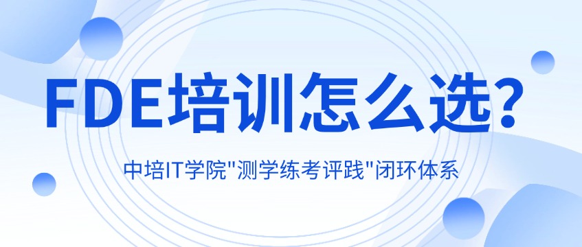 FDE培训怎么选？这套